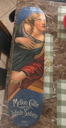 HUF x Smashing Pumpkins skateboard decks can be sold separately