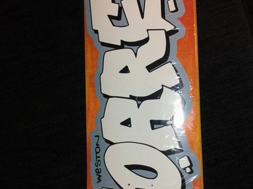 Selling with online payment: Weston Correa Throw up Piece Orange 8.0 Skateboard Deck 1997