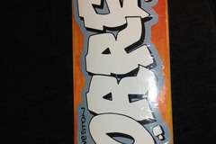 Selling with online payment: Weston Correa Throw up Piece Orange 8.0 Skateboard Deck 1997