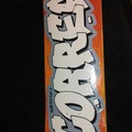 Selling with online payment: Weston Correa Throw up Piece Orange 8.0 Skateboard Deck 1997
