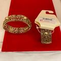 Bulk Lots: 100 pcs--Kohl's Antique Gold Bracelets--$24.00 retail--$0.99