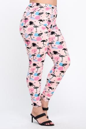 Women's Plus Size Leggings, 3X-5X, FREE SHIP