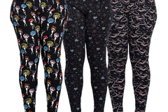 Bulk Lots: Women's Plus Size Leggings, 1X-3X, FREE SHIP