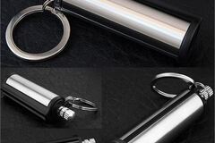 Bulk Lots: 40PCS New Waterproof Permanent Lighter Keychain FREE SHIPPING