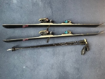 Winter sports: NEARLY FREE SKIS and POLES - just pay £1 plus delivery