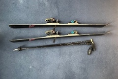 Winter sports: NEARLY FREE SKIS and POLES - just pay £1 plus delivery