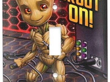 Bulk Lots: 144 MARVEL GUARDIANS OF THE GALAXY LIGHT SWITCH PLATES