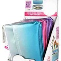 Bulk Lots: 144 WALLETS KEYCHAIN COIN PURSES ASSORTED COLORS