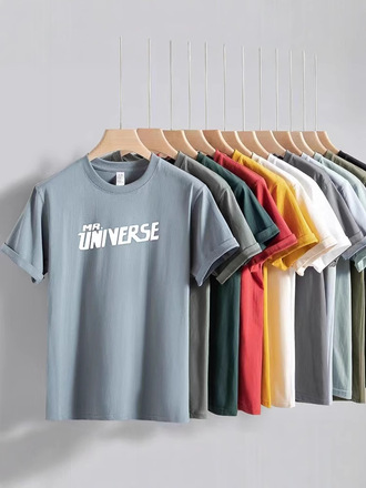20pcs - Men's Clothing T-shirt Loose Short Sleeve