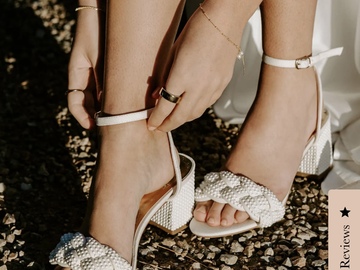 Selling: [NEW] Forever Soles True Pearl Size US9 / EU40 Wedding / Bridal S