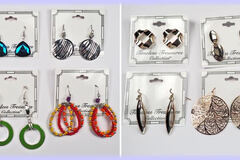 Bulk Lots: 144 prs-Department Store High End Earrings--$0.69 pair!