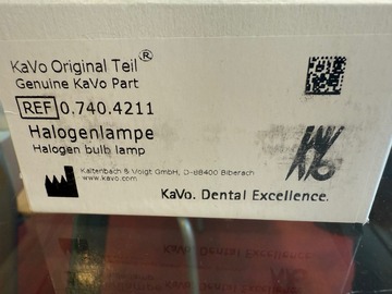 Nieuwe apparatuur: Kavo Halogeenlamp