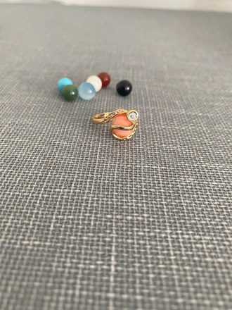 25 pcs-Ladies Interchangable 14kt Goldtone Diamond Ring-$4 ea
