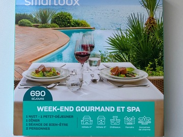 Vente: Coffret Smartbox "Week-end gourmand et spa" (189,90€)