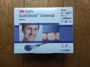 Nieuwe apparatuur: Scotchbond Universal 3M Espe bulk L-pop 200x, 150 euro