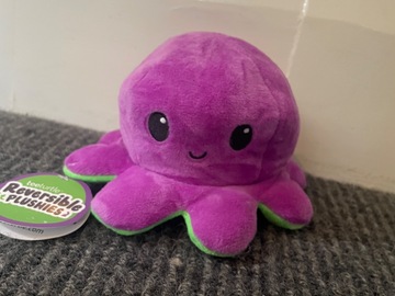Selling with online payment: Purple and green reversible octopus 