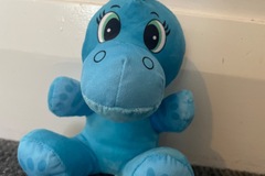 Selling with online payment: Blue dinosaur plush 