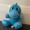Selling with online payment: Blue dinosaur plush 