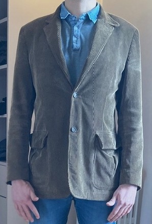 Veste WE vintage caramel 100% coton -L- TBE 
