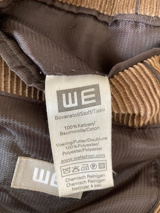 Veste WE vintage caramel 100% coton -L- TBE 