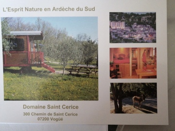Vente: Bon d’achat au domaine de Saint Cerice en Ardèche (350€)