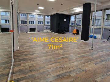 Location à l'heure: Salle de danse AIMÉ CÉSAIRE -  Montreuil