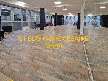 Location à l'heure: Salle de danse SAINT ELOI + AIMÉ CÉSAIRE-  Montreuil