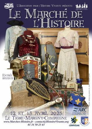 Marché de l’Histoire, Compiègne (60) - 12. & 13. avril 2025 - F