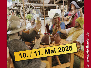 Tidsbeställning: Vierthälermarkt, Bacharach, 10. & 11. Mai 2025 - D