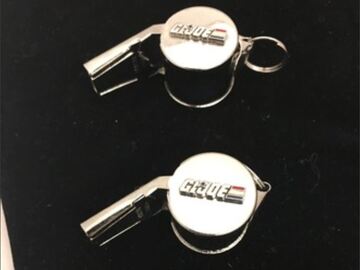 Bulk Lots: 200 pcs--ORIGINAL VINTAGE GI JOE WHISTLES $0.49 pcs!