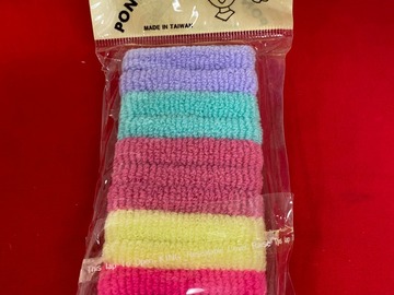 Bulk Lots: 2400 pcs-Terry Cloth Ponytail Holders--$0.04 pcs!! 