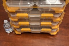 Bulk Lots: (50)Heavy Duty Rack Tool 5 Bins Parts tools Storage Organizers