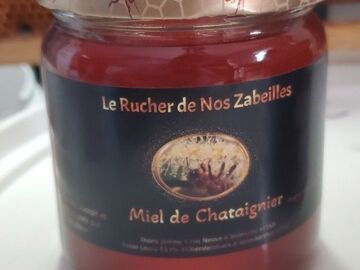 Les miels : Miel de Châtaignier 500g