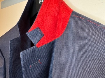 Selling with online payment: Sienna Single Breasted Blue Bird's Eye