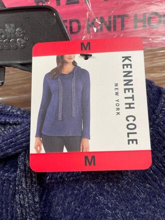 35 X Kenneth Cole New York Women's Hooded Pull Over Tunic Sweater