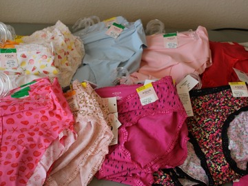 Bulk Lots: LOT OF 100 pair AQUA (Bloomingdale's brand) hipster panties