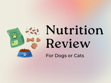 Wellness Session Single: Nutrition Review: For Dogs or Cats with Jimmy