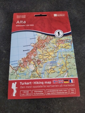 Kartta Norja Alta nro. 10158 (Nordeca)