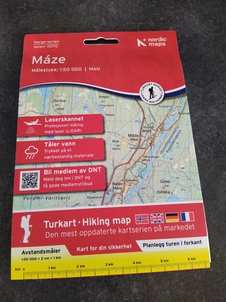 Kartta Norja Máze nro 10170 (Nordic maps)