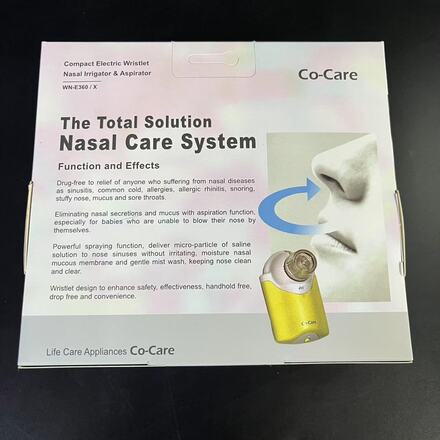 58 Units Compact Electric Wristlet Nasal Irrigator & Aspirator