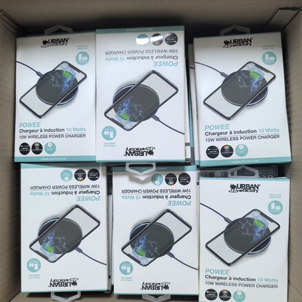 85 Units Urban Factory Wireless Chargers