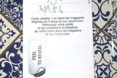 Vente: Carte cadeau Courir (50€)