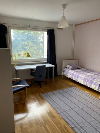 furnished room in Espoo, bills covered, available from 31.8.25