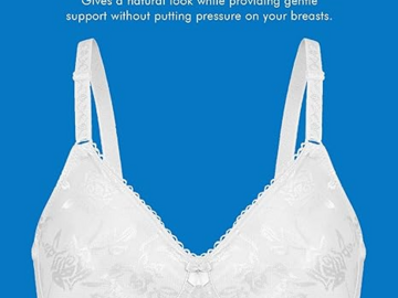 Bulk Lots: Bestform Women's 5006222 Floral Jacquard Wireless Soft Bra with L