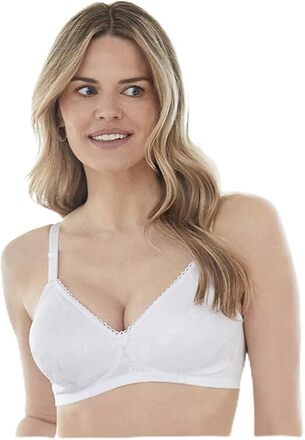 Bestform Women's 5006222 Floral Jacquard Wireless Soft Bra with L