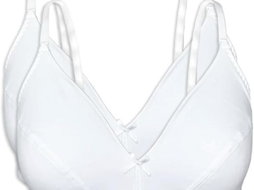 Bulk Lots: Bestform Women's 5006255 Cotton Wireless Bra with Lightly Lined C
