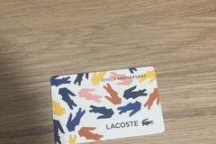 Vente: Carte cadeau LACOSTE (235€)