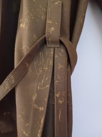 Veste courte kaki et dorée - Femme - T. 40/42