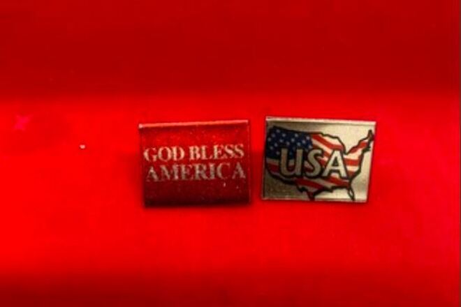 400 pcs--Patriotic Pin Jewelry--$0.25 pcs!