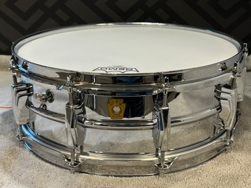Selling with online payment: Ludwig Super Chrome Over Brass 1960 - 5 x 14 (Pre-Supraphonic)